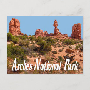 Parc national des Arches, carte postale Moab Utah