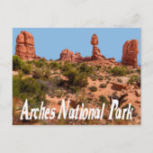 Parc national des Arches, carte postale Moab Utah (Devant)
