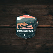 Parc national des Dunes de sable | Sticker Die-Cut