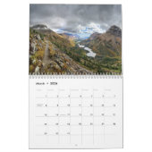 Parc national des Glaciers - Calendrier (Mar 2026)