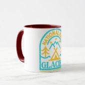 Parc national des Glaciers Monoline Mug (Devant gauche)