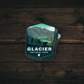 Parc national des Glaciers Montana | Sticker Die-C