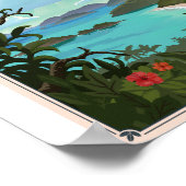 Parc national des Îles Vierges Litho Poster (Coin)