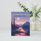 Parc national des Lacs-Waterton Canada Carte Alber (Debout devant)