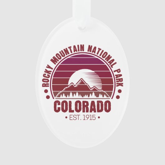 Parc national des Rocheuses Colorado Retro (devant)