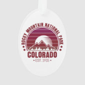 Parc national des Rocheuses Colorado Retro (dos)