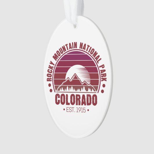 Parc national des Rocheuses Colorado Retro (devant)