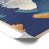 Parc national des Rocheuses Litho Poster d'oeuvres (Coin)