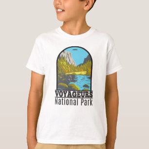 Parc national des Voyageurs Minnesota T-Shirt Vint