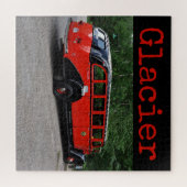 Parc national du Glacier Puzzle Red Bus (Horizontal)