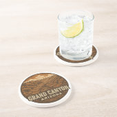 Parc national du Grand Canyon Dessous de verre ron (Côté)