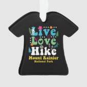 PARC NATIONAL DU MONT RAINIER RÉTRO 60 les années (devant)