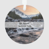 Parc national du Mont-Rainier Souvenir Noël (dos)