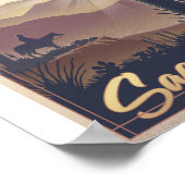 Parc national du Saguaro Litho Poster (Coin)