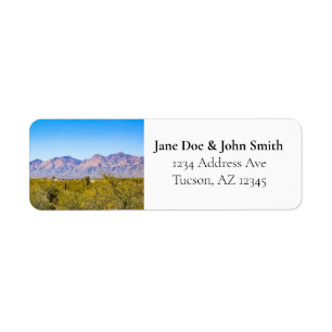 Parc national du Saguaro Retours Adresse Étiquette
