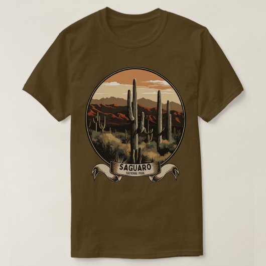 Parc national du Saguaro TShirt 5 (Design devant)