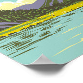 Parc national du Stelvio en Italie Art Déco (Coin)