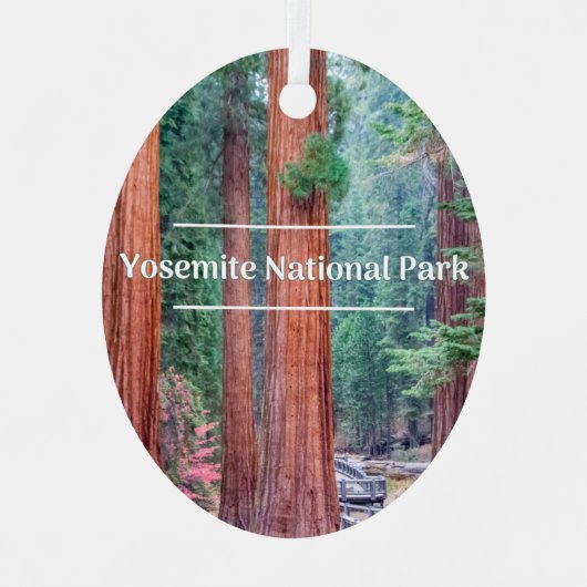 Parc national du Yosemite Ornement d'arbre de Noël (Recto)