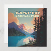 Parc national Jasper Carte des Rocheuses Alberta C (Devant / Derrière)