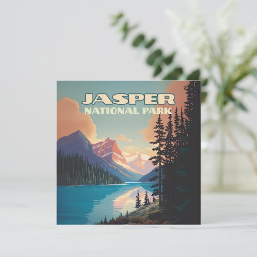 Parc national Jasper Carte des Rocheuses Alberta C (Debout devant)