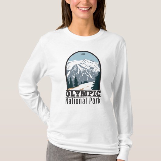 Parc National Olympique Washington T-Shirt Vintage (Devant)
