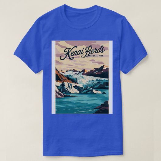 Parc national Retro Kenai Fjords TShirt (Design devant)