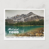 Parc national Yoho Enregistrer la date Carte posta (Devant)