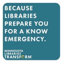 Parce que connaître Sticker Carré Turquoise