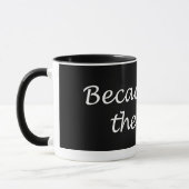 Parce que je suis le chef Mug (Gauche)