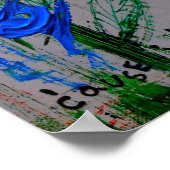 "Parce que je t'aime" affiches abstraites (Coin)