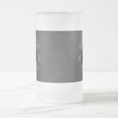 Parce que les gens (bière) Frosted Glass Beer Mug (Centre)