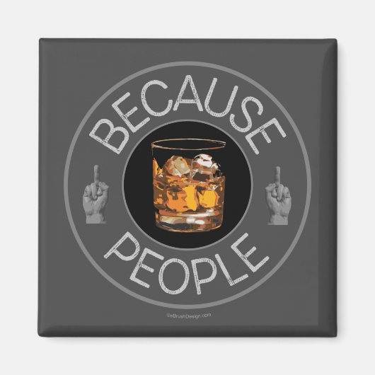 Parce que les gens (whisky) aimant (Devant)