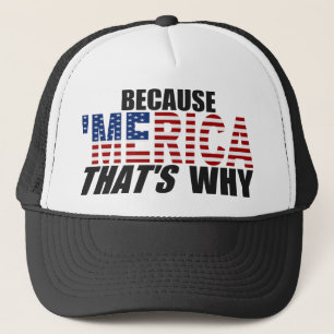 PARCE QUE 'MERICA QUI EST POURQUOI casquette de