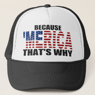 PARCE QUE 'MERICA QUI EST POURQUOI casquette de