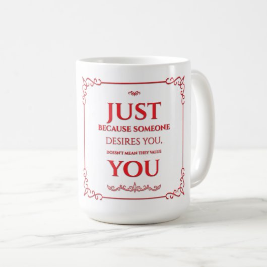 Parce que - Mug classique (Devant droit)