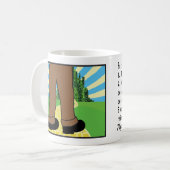 Parce que parce que la Mug de café blanc classique (Devant gauche)