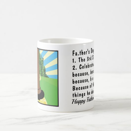 Parce que parce que la Mug de café blanc classique (Centre)