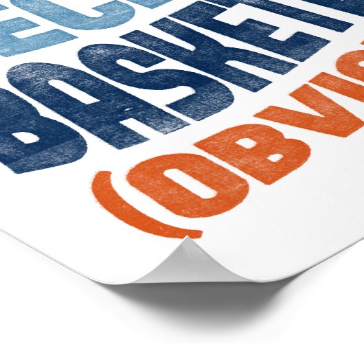 Parce Que Poster De Basket-Ball - Basketball Art D (Coin)