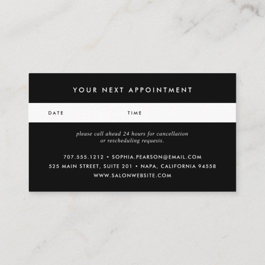 Parcelle turquoise | Carte de rendez-vous (Dos)