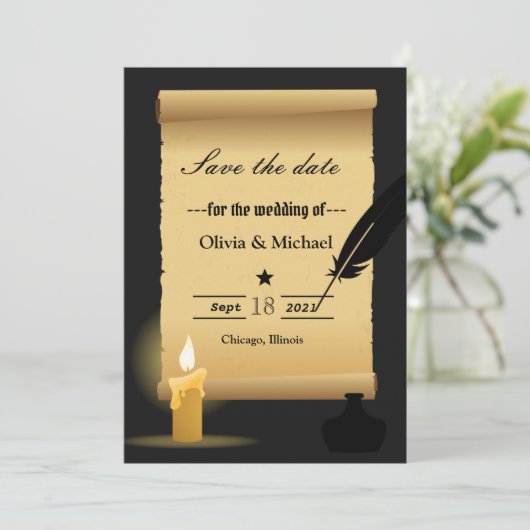 Parcenten Save The Date (Staand voorkant)