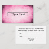 parchemin de rose de programme de référence (Devant / Derrière)