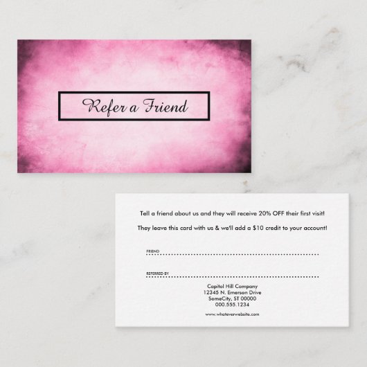 parchemin de rose de programme de référence (Devant / Derrière)