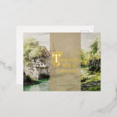 Parchemin Ornemental Fairytale Faire-part de maria (Recto/Verso)