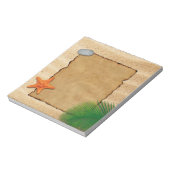 Parchemin sur Arrière - plan de sable - Bloc-notes (Tourné)