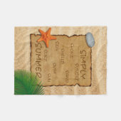 Parchemin sur Arrière - plan de sable - Couverture (Devant (Horizontal))