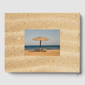 Parchemin sur le sable - livre d'invité de partie (Verso)