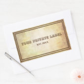 Parchemin vintage D'Âge Vos Stickers Étiquette Pri (Enveloppe)