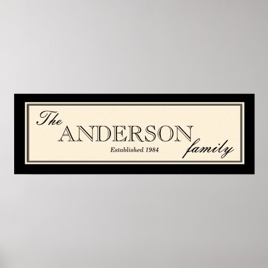 Parchment Black Border Poster (Voorkant)