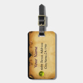 PARCHMENT GEM geel Bagagelabel (Voorkant verticaal)