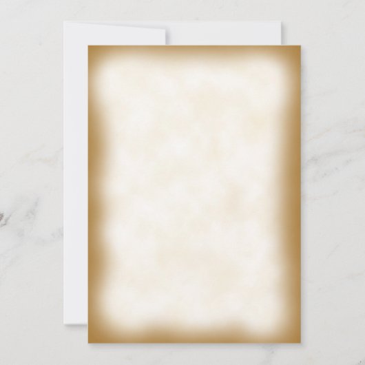 Parchment Invitation Kaart (Voorkant)